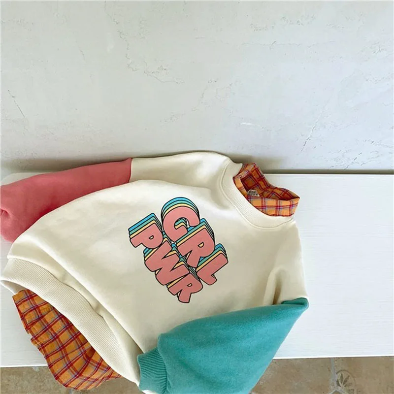 Boys Family Hoodies Letter Print Kids Hoodies