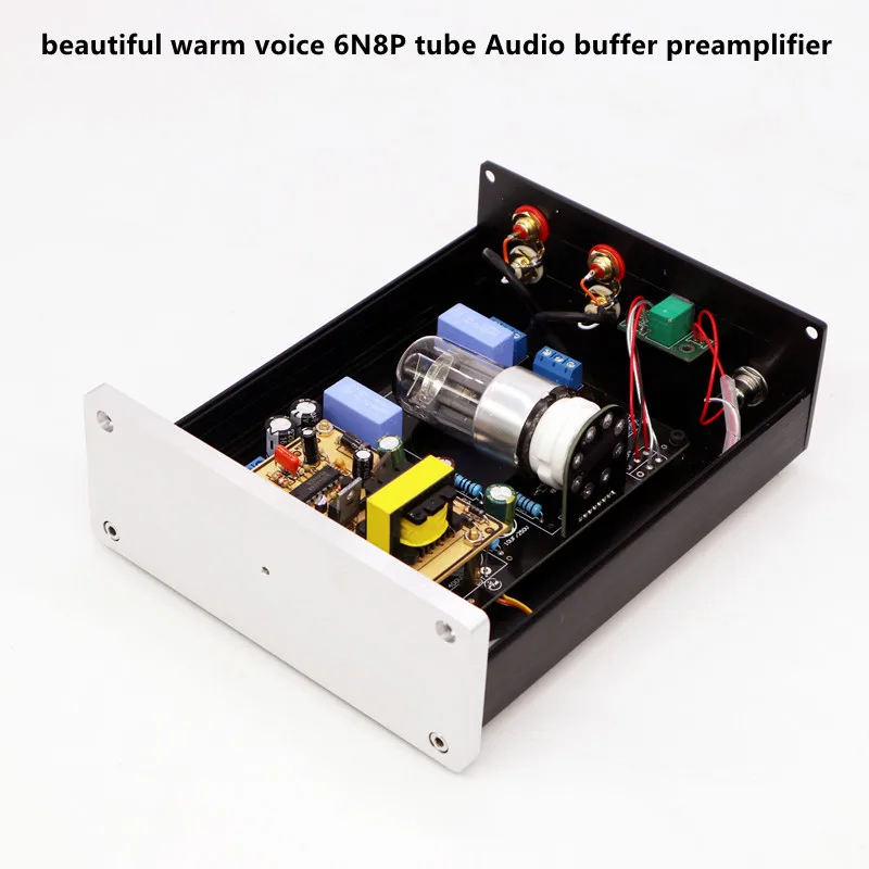TK68 High quality sound  6N8P vacuum tube audio buffer preamplifier For audio amplifier