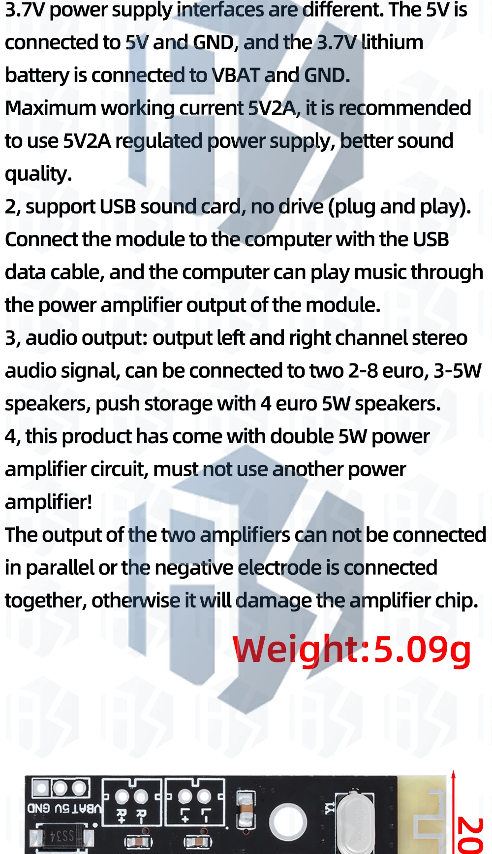 EGBO MH-MX8 M28 M38 MP3 Decoder Board Bluetooth 5,0 Stereo Audio Modul Verlustfreie DIY Refit High Fidelity HIFI Lautsprecher Bord – Detail 10