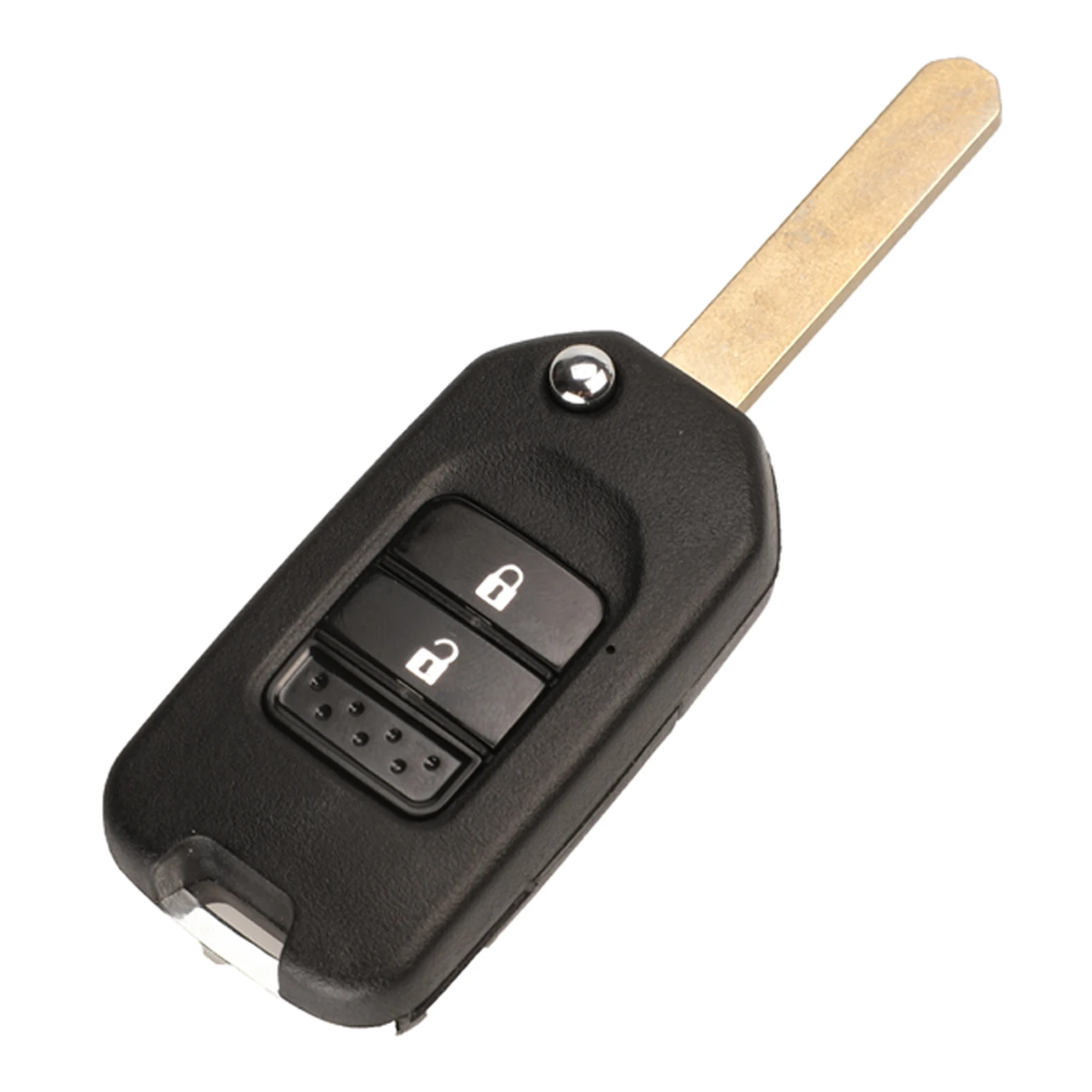 Jingyuqin 2/3/4 BTN 혼다 어코드 CR-V FIT XRV VEZEL CITY JAZZ CIVIC HRV FRV 원격 키 케이스 Fob 용 원격 키 쉘 수정
