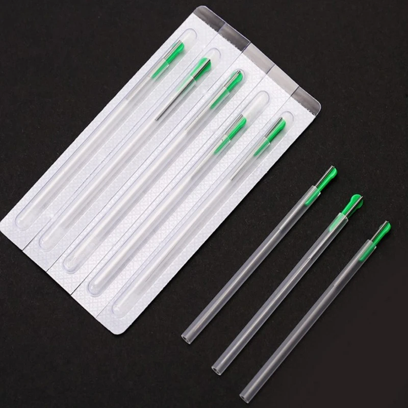 Disposable Acupuncture Needle 100pcs one needle with one guide tube beauty massage zhongyantaihe Sterile