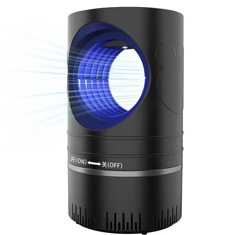 UV Light Fly Trap Inhalation USB Rechargeable Indoor Fly Killers Lamp Electric Flys Zapper UV Light Mute Mosquito Repellent