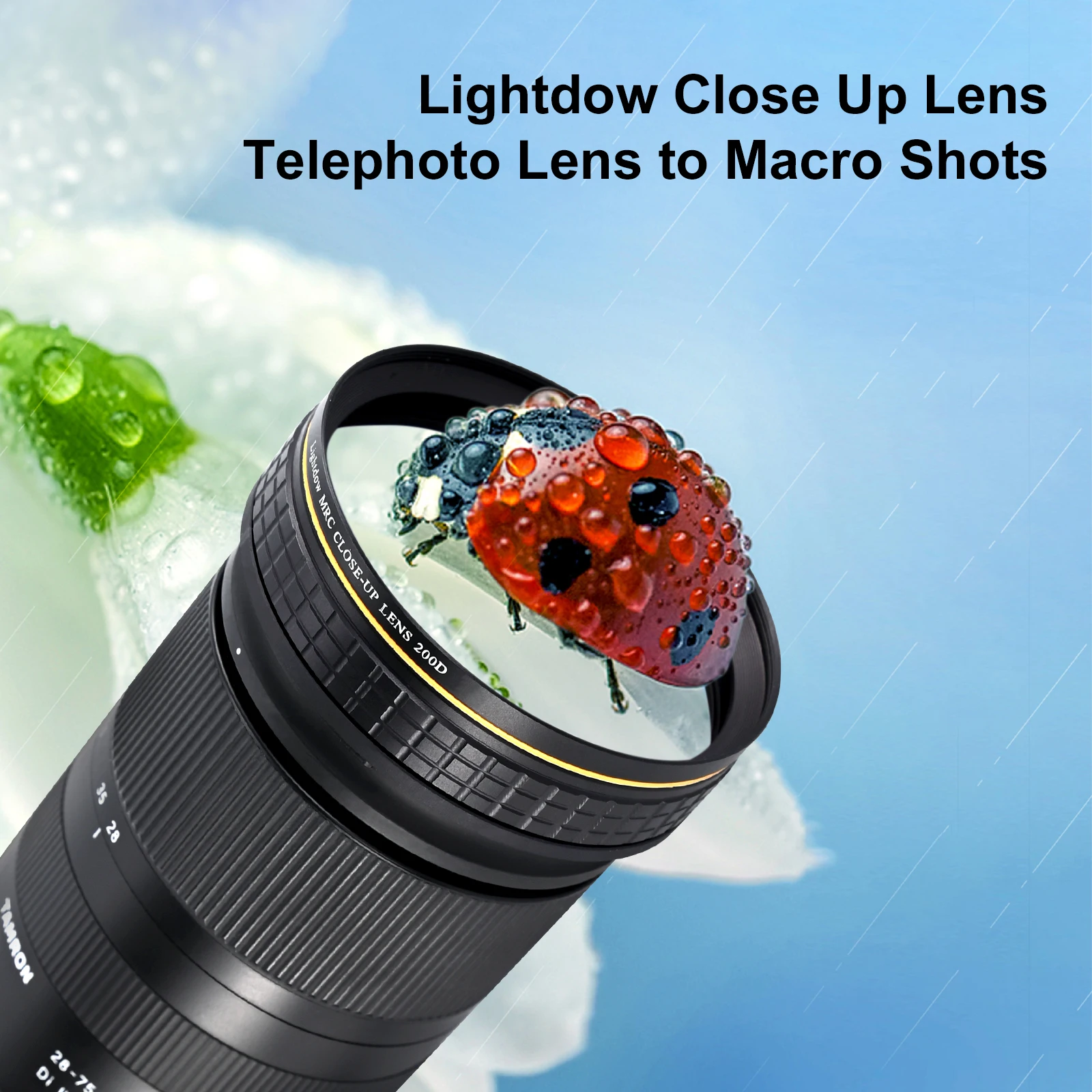 Lightdow Close up 200D(+5) Lens Filter 49mm 52mm 55mm 58mm 62mm