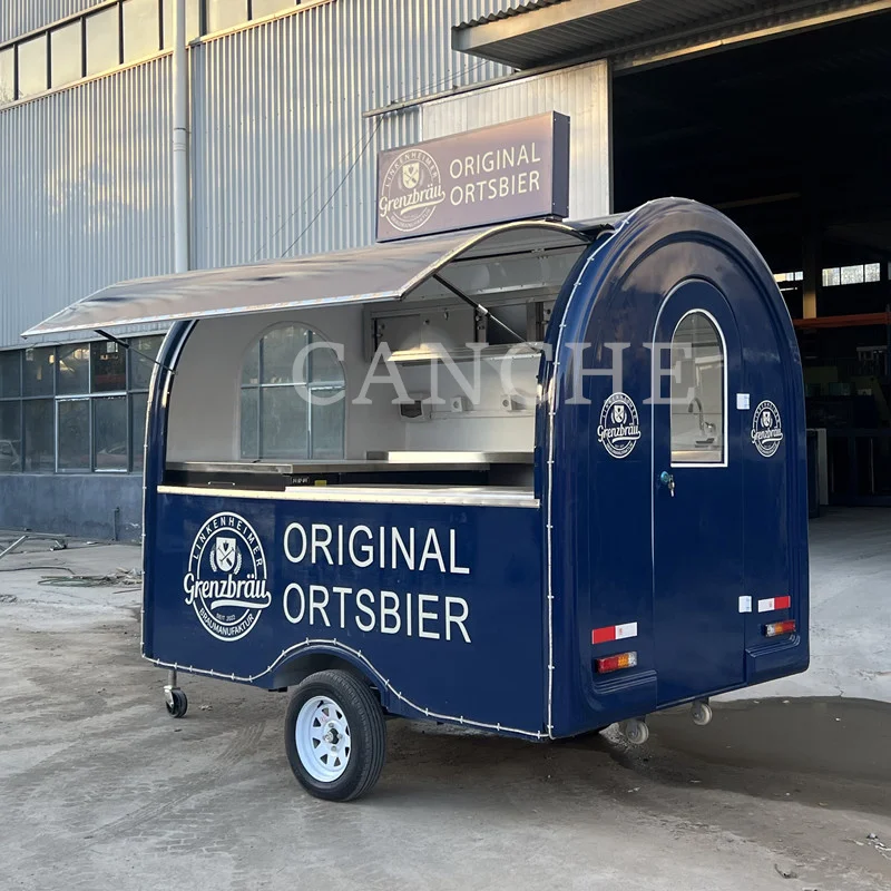Fast Food Carts Halal Grill Kitchen Restaurant Gelato Cart Pizza Truck Mobile Coffee Ice Cream Food Trucks Kiosk Outdoor