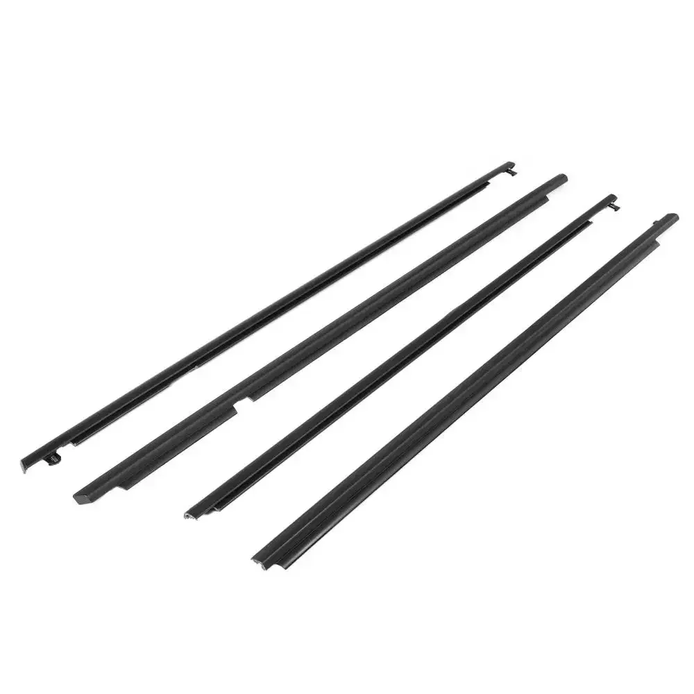 Car Window Weatherstrips For Toyota RAV4 2006-2012 US Version Window Weatherstrip Outer Glass Sealing Rubber Strips Belt Trim