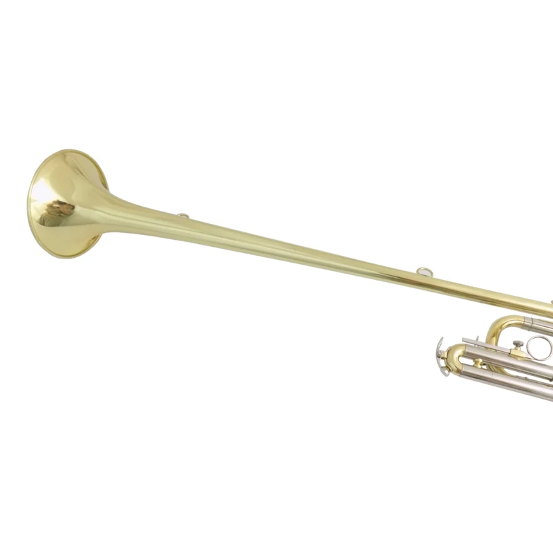 Bb Herald Trumpet Musical Instruments Lacquer Yellow Brass Body with Case Mouthpiece