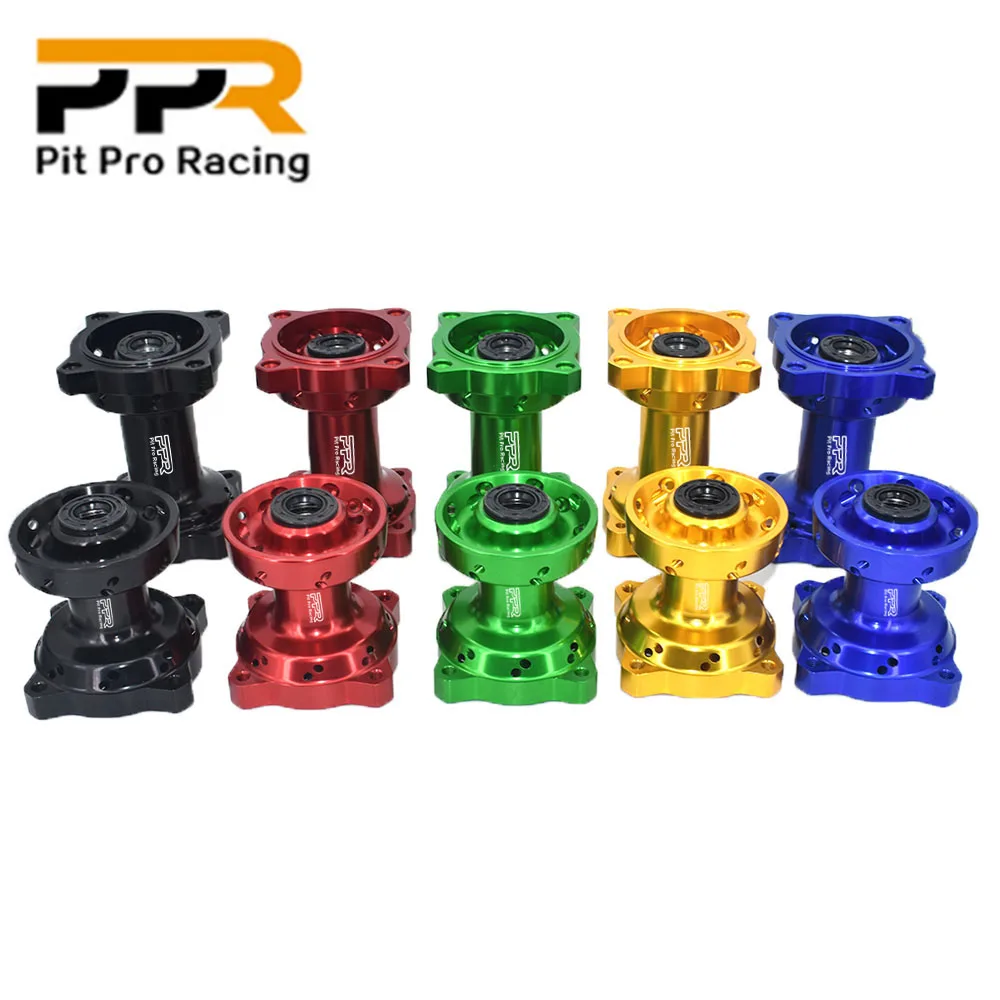 CNC Aluminum Rim Hub 15MM Wheel Axle Hole Front Or Rear Rims Hubs For 10 12 14 17 inch Dirt Pit bike Motocross Wheel Tyre