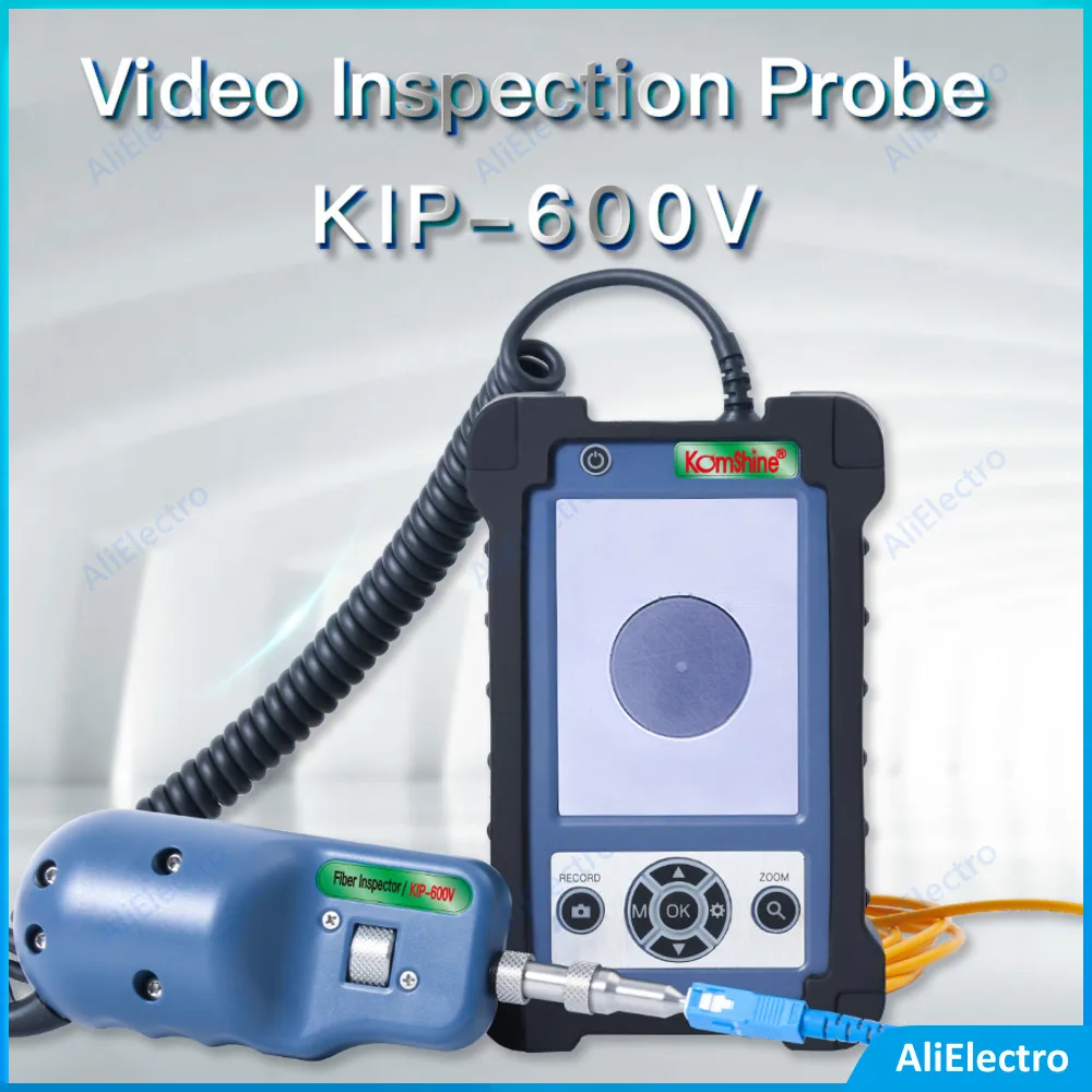 

KIP-600V Video Inspection Probe FedEx 400X Fiber Optic Inspection Probe Fiber Optic Inspector Microscope APC UPC tips free ship