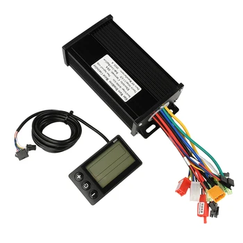Controller brushless per bici elettrica 750-1500W 36V 48V 64V 30A Pannello display LCD per biciclette elettriche Veicolo elettrico leggero