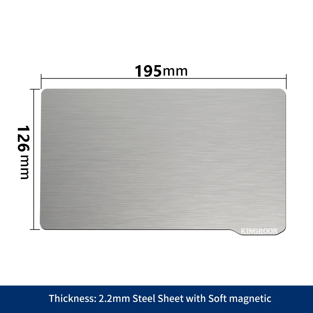 Magnetische Bauplattform Für Saturn V2 Resin 3D-Drucker – 196x126 Mm, Federstahl