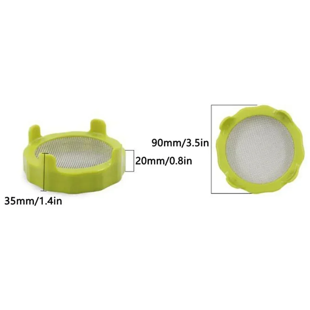 Plastic Sprout Lid sprouting jars kit For Wide Mouth Jars Grow Bean Sprouts Alfalfa And Salad For Alfalfa Bean Sprouts Maker Tray
