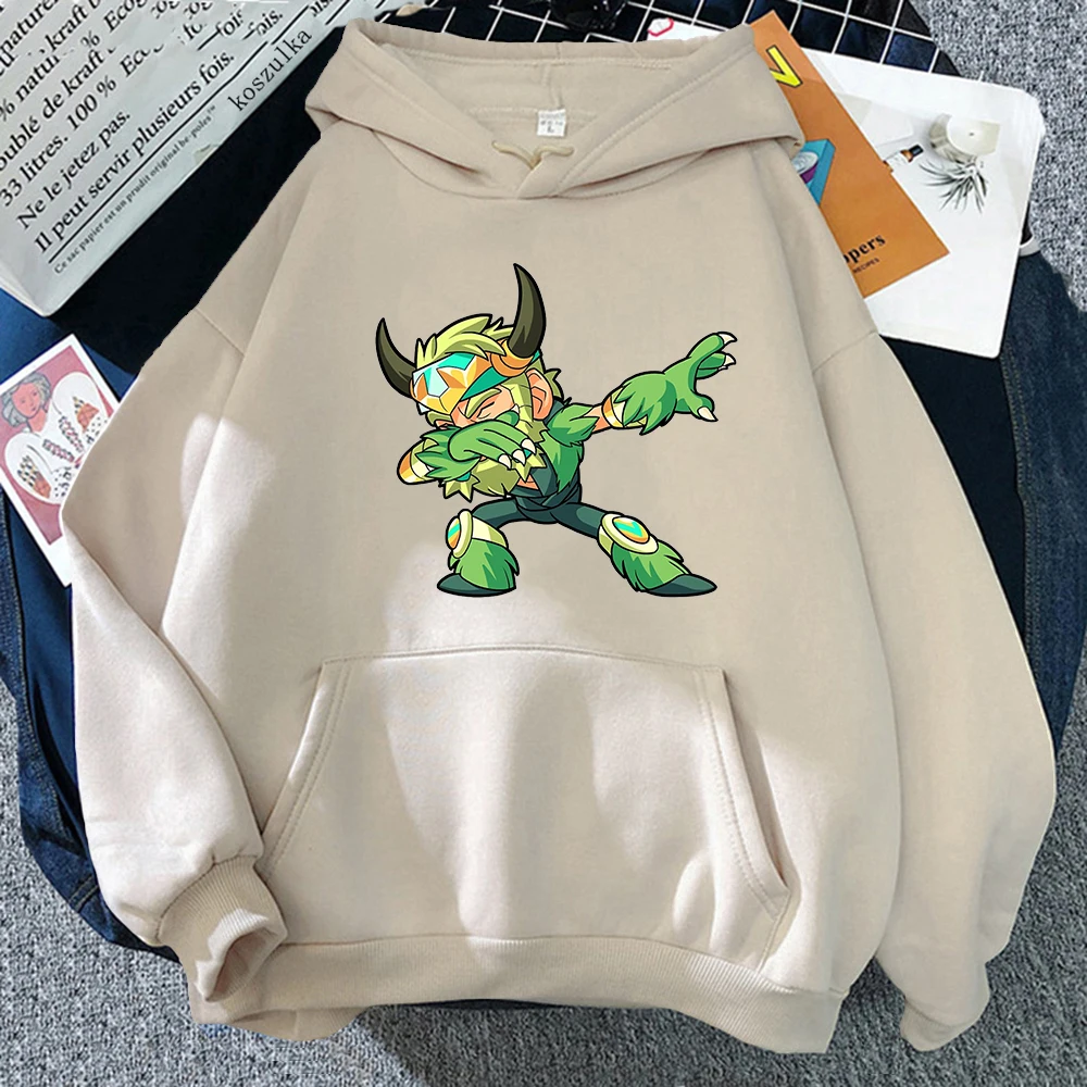 Game Brawlhalla Cartoon Print Hoodies Roupas Femininas Winter Fleece Women/Men Sudaderas Para Mujer Kawaii Girls Clothing Warm