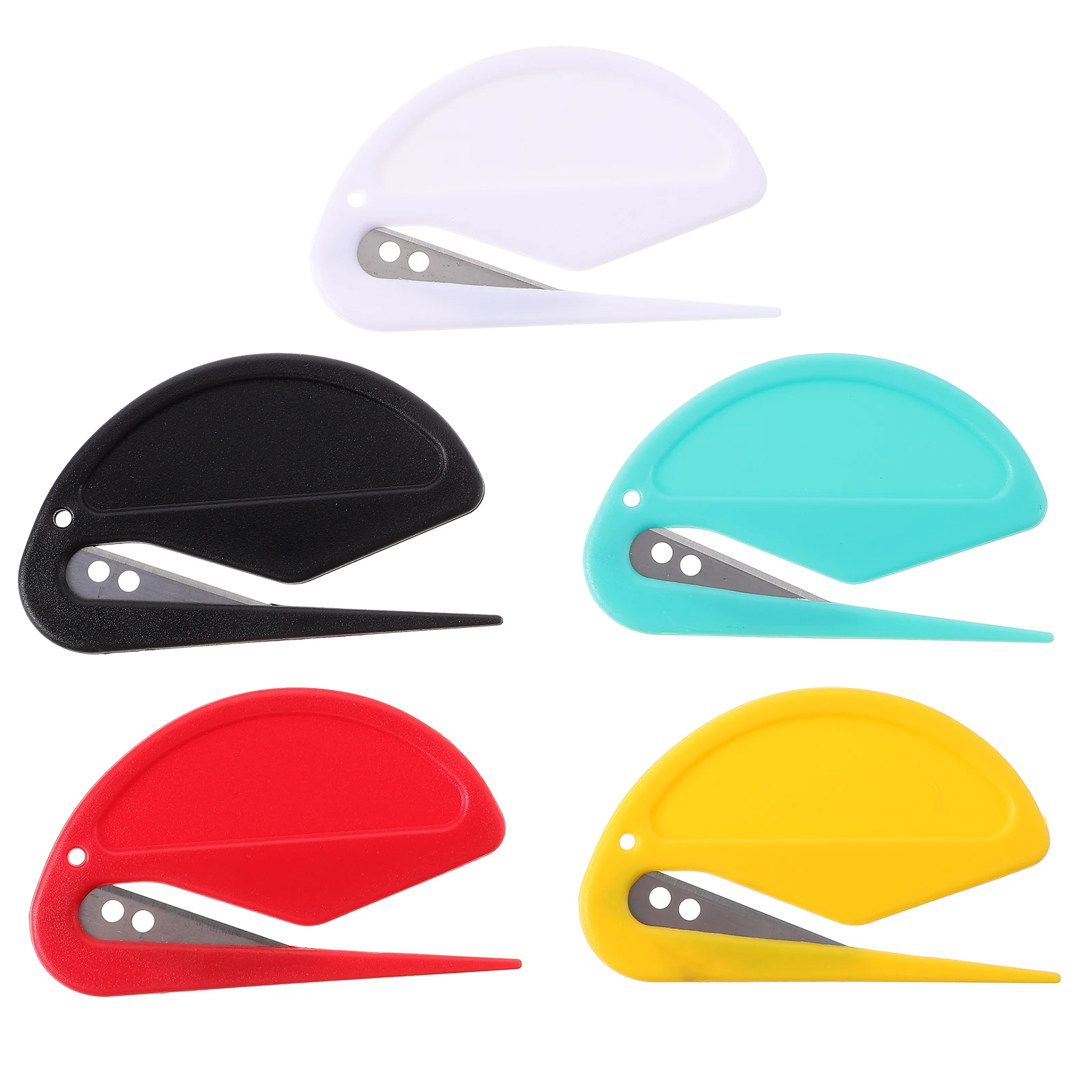 Envelope Opener Slitter Package Tool Mini Envelopes Opening Letter Women Metal Unpack Cute Knives Express Package Cutter 5 Pcs