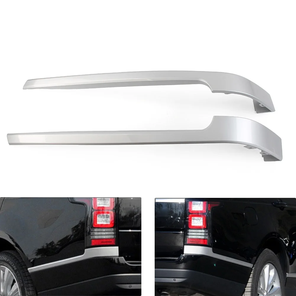 

2 Pcs Rear Bumper Side Cladding Silver Decoration Trim Accessories For Land Rover Range Rover 2013-2022 LR037929 LR037928