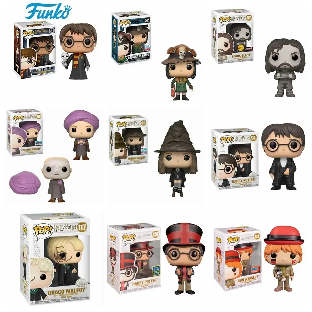 thumbnail image 1 of FUNKO POP Hedwig Sirius Black Dobby Snape Voldemort Luna RON Hermione Malfoy Figura de acción de juguete Colección Modelo Juguete Regalo para niños, 1 of 5