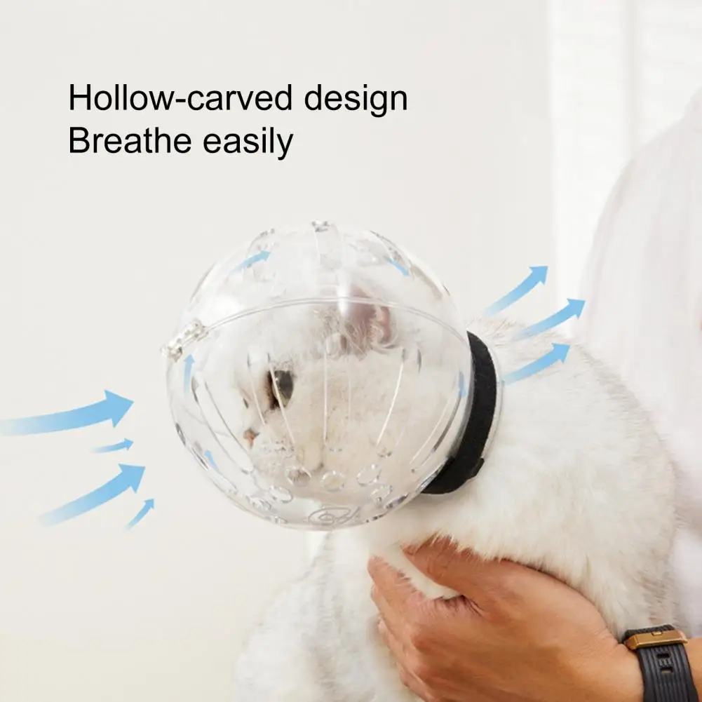 

Versatile Pet Headgear Bath Grooming Long Lasting Pet Collar Cat Anti-bite Protective Care Grooming Supplies Headgear
