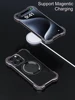 R-just Metal Carbon Fiber Case For Iphone 15 16 14 13 Pro Max Cover Lightweight Aluminum Alloy Funda Coque Built-in Holder Ring 3