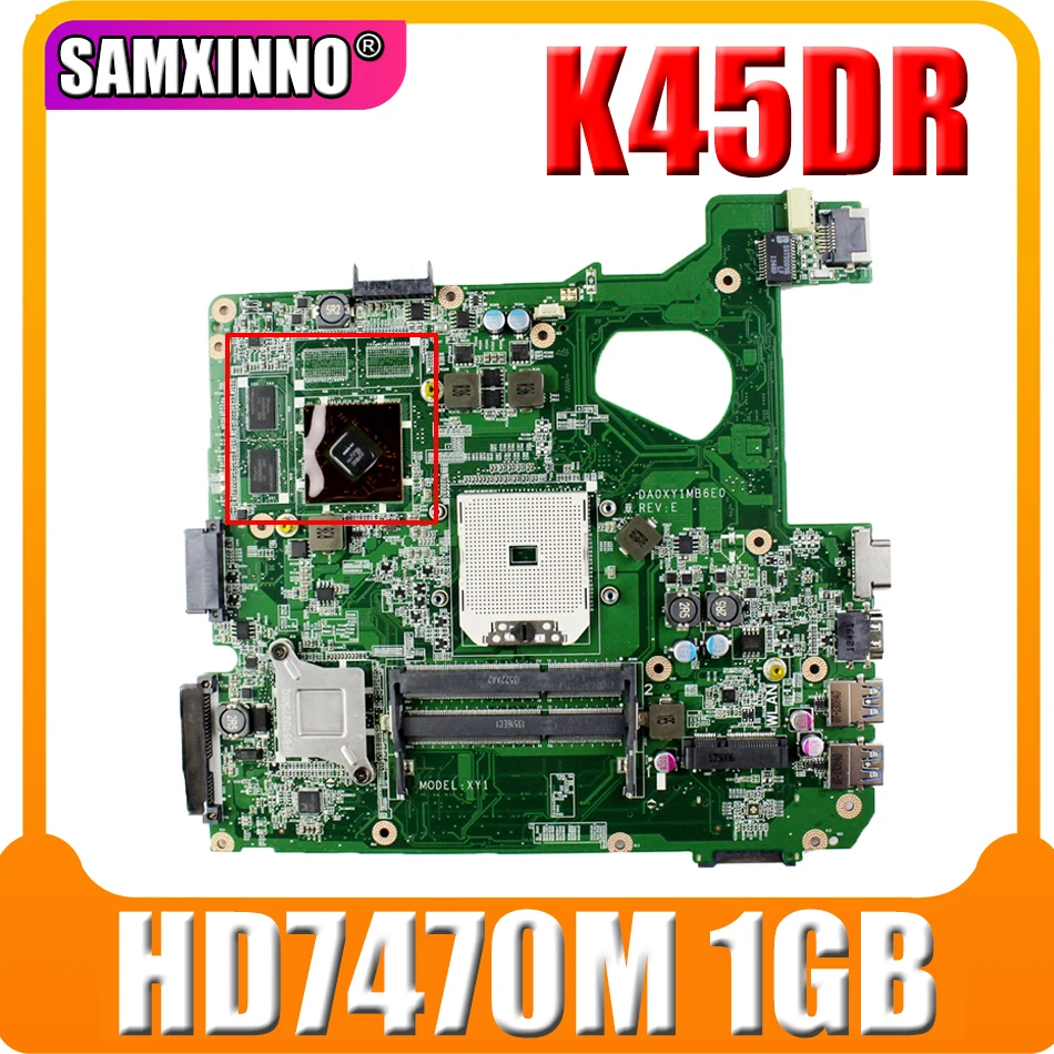 K45dr Motherboard Hd7470m 1gb For Asus A45d A45dr K45d R400d R400dr