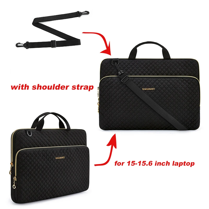 BAGSMART Laptop Handbag Sleeve Case Computer