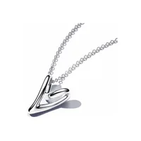 Collier en argent sterling 925% à la mode, série love, personnalisé avec zircon, pour femmes, bijoux, cadeau d'anniversaire 2