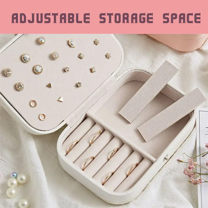 Large Capacity Jewelry Box Double Drawer Earrings Necklace Ring Storage Box Outdoor Travel Portable Jewelry Storage Box 13 Large Capacity Jewelry Box Double Drawer Earrings Necklace Ring Storage Box Outdoor Travel Portable Jewelry Storage Box