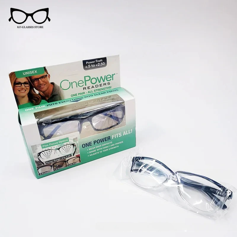 Adjustable Multifocal Reading Glasses Focus Auto Adjusting Optic