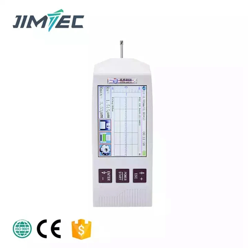 JD520 Split Surface Roughness Tester 3.5 Inches Color TFT Touch Screen Non Destructive Bluetooth 160&mu;m Surface Roughness Meter