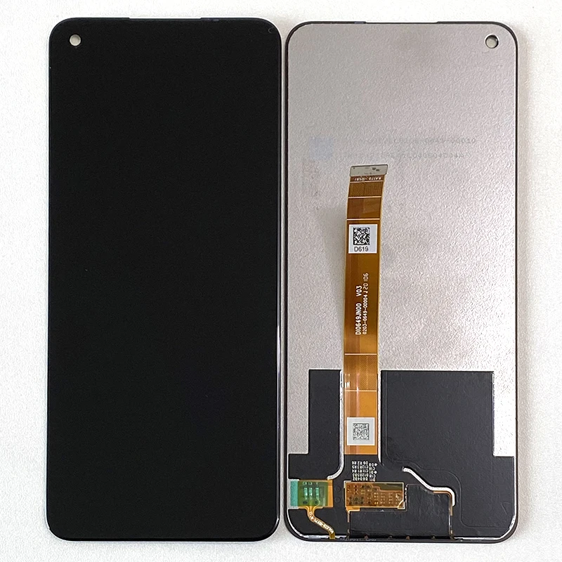 6.5 Originale Per Realme Narzo 30 5G Rmx3242 Schermo Lcd Touch Panel Digitizer Per Realme Narzo 30 Pro 5G Rmx2117 Frame