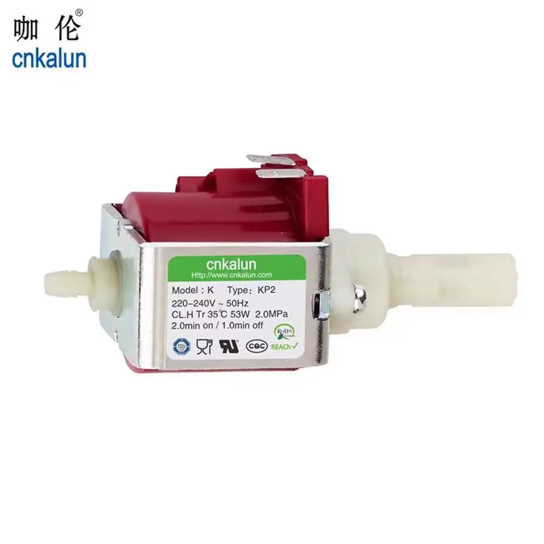 KP2 220V 53W 20Bar Disinfection Cabinet/Coffee Machine Solenoid Pump Water Pump Cleaning Machine Solenoid With Bracket