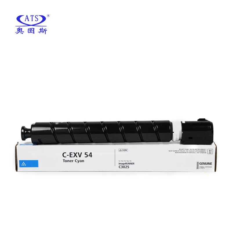 Toner Cartucho para Canon C-exv 54 C-exv54 C3025 Compatível Toner pó Copiadora Peças de Reposição 1pc tn Cor Bk420g Cmy220g