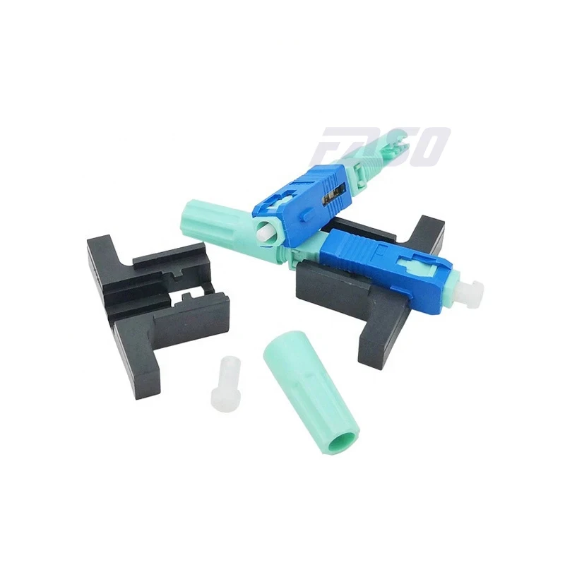 SC APC Single Mode SC UPC Fiber Optic Quick Connector Fiber Optic Adapter FTTH Fiber Quick Connector