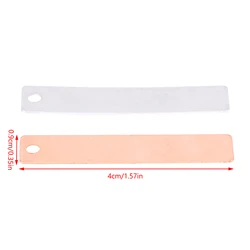 Copper Zinc Electrode Strips for Electroplating and DIY Projects (10 - Pack) (Multicolor)