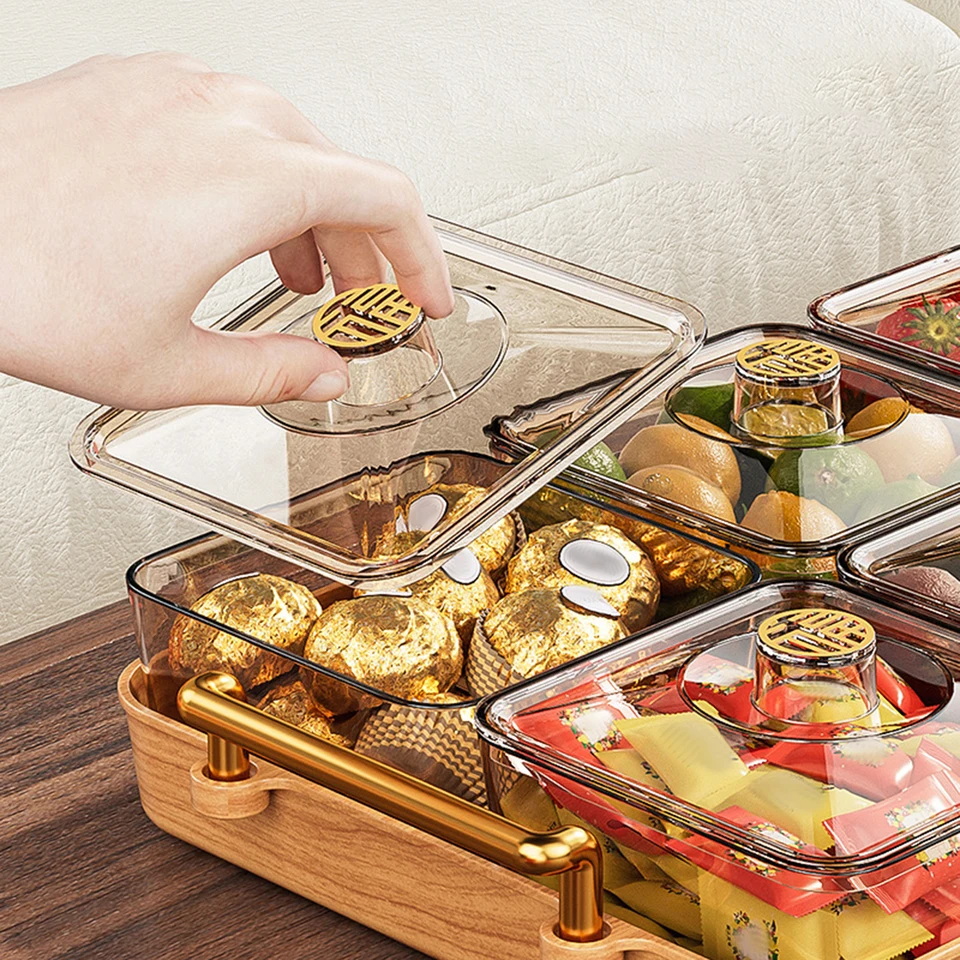 ZENFUN Piatto Da Portata Divisorio In Porcellana 32 Cm | 5 Scomparti Per Antipasti, Snack E Formaggi | Bianco