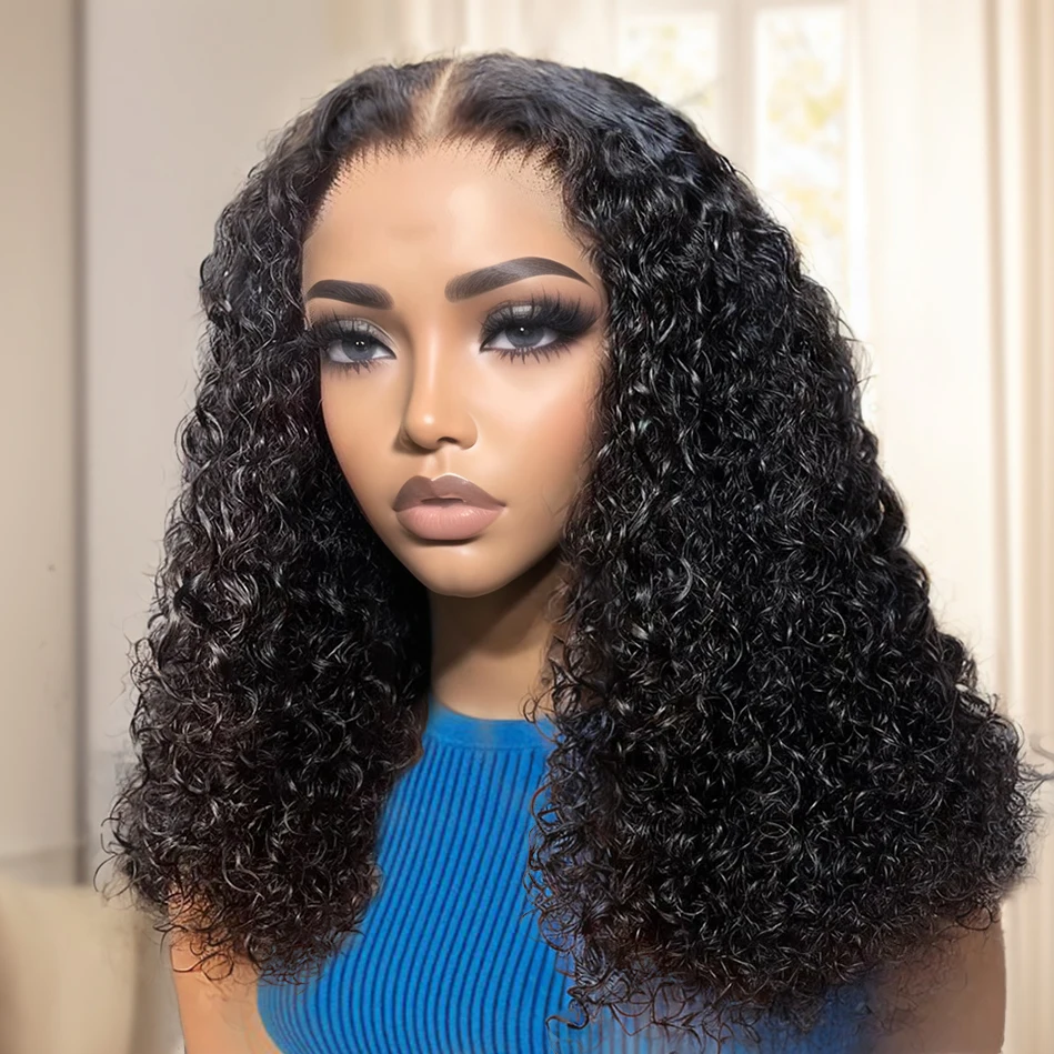 Lokkis lühikesed bob-juukse parukad 13x4 13x6 HD pitsfrontaalsed parukad Brasiilia sügava lainega 5x5 sulgemisega pitsfrontaalsed parukad naistele_voghion.com