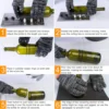 Stainless Steel Glass Bottle Cutter Adjustable Glass Bottle Cutter Kit for DIY Creation Fix Bottle Cutter for Round Oval Bottles 6