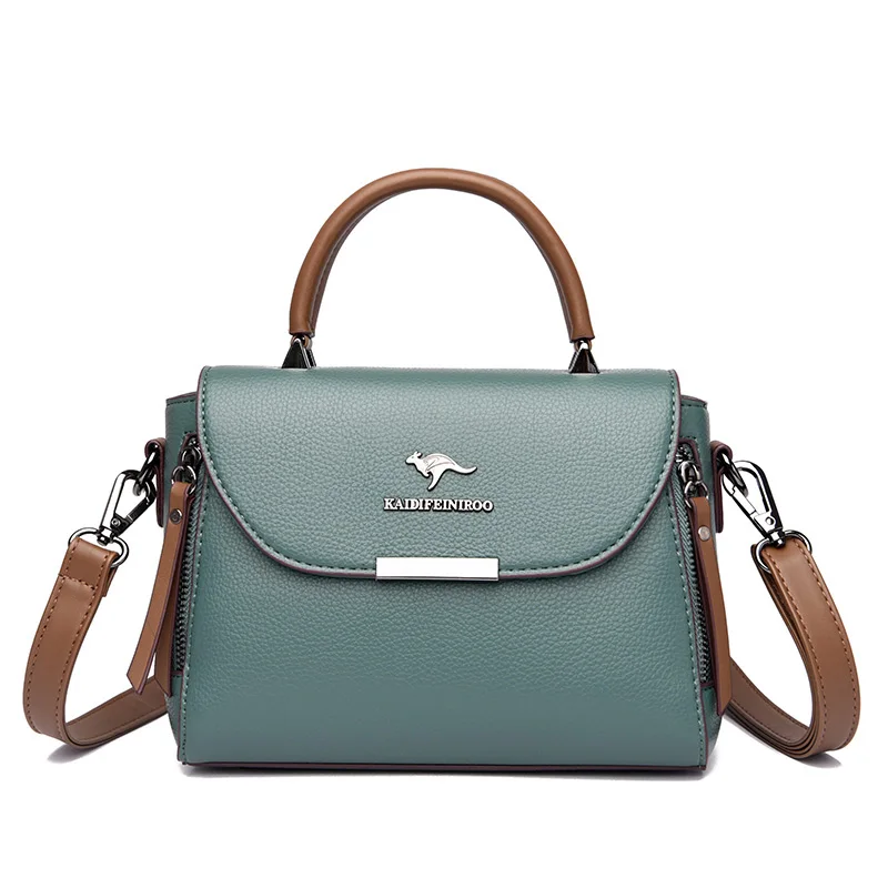 

Elegant High Quality Leather Tote For Women Luxury Messenger Ladies Fashion Handbags Shoulder Crossbody Bag New 2023 Female Sacs