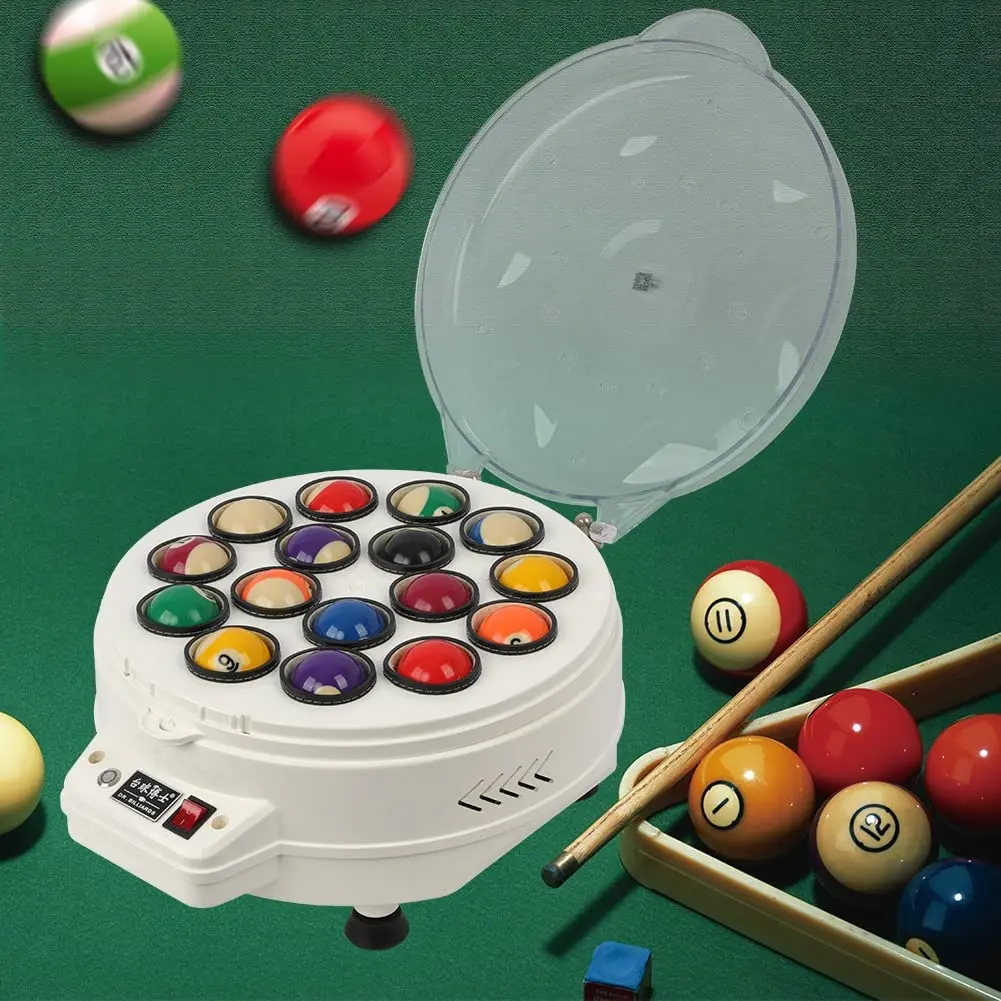 Low Price and High Quality New Design American 16 Pool Balls or English 22 Snooker Balls Clean & Polish Machine