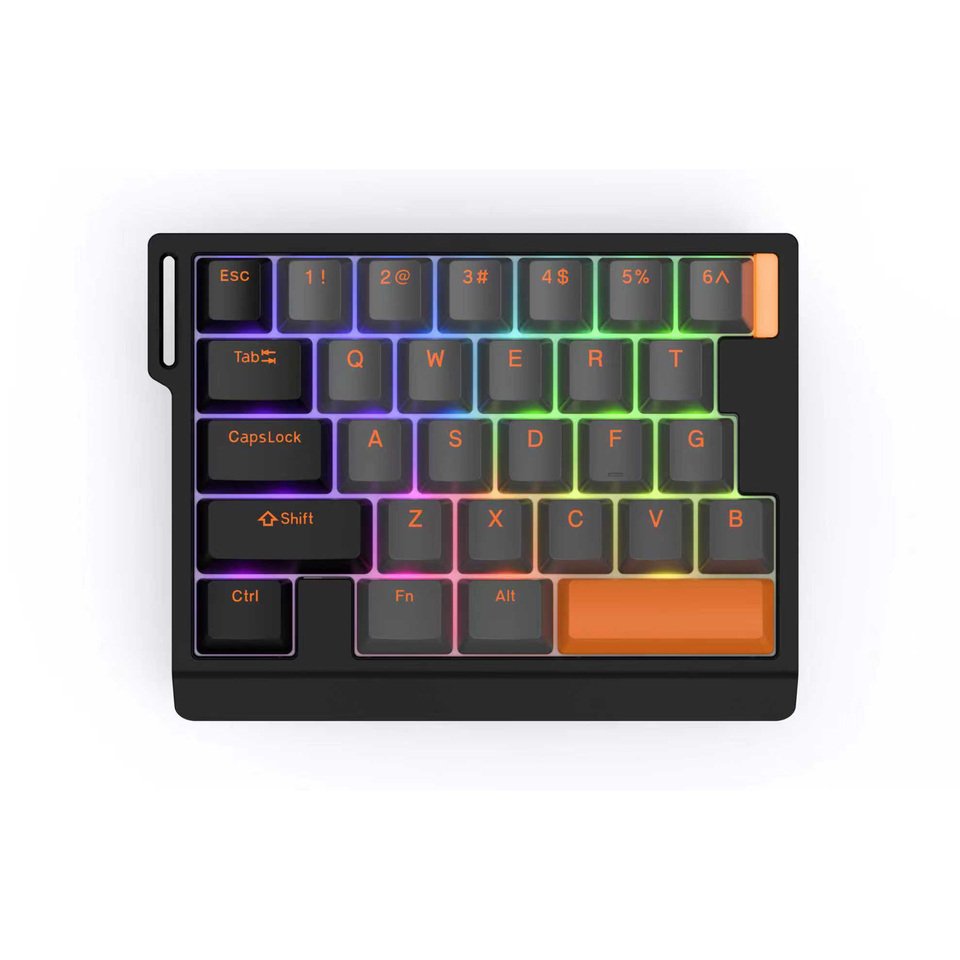 HE30 Magnetic Switch Keyboard RGB Gaming Mechanical Keyboard Rapid Trigger 8K Return Wired Esports Custom one-handed keyboard