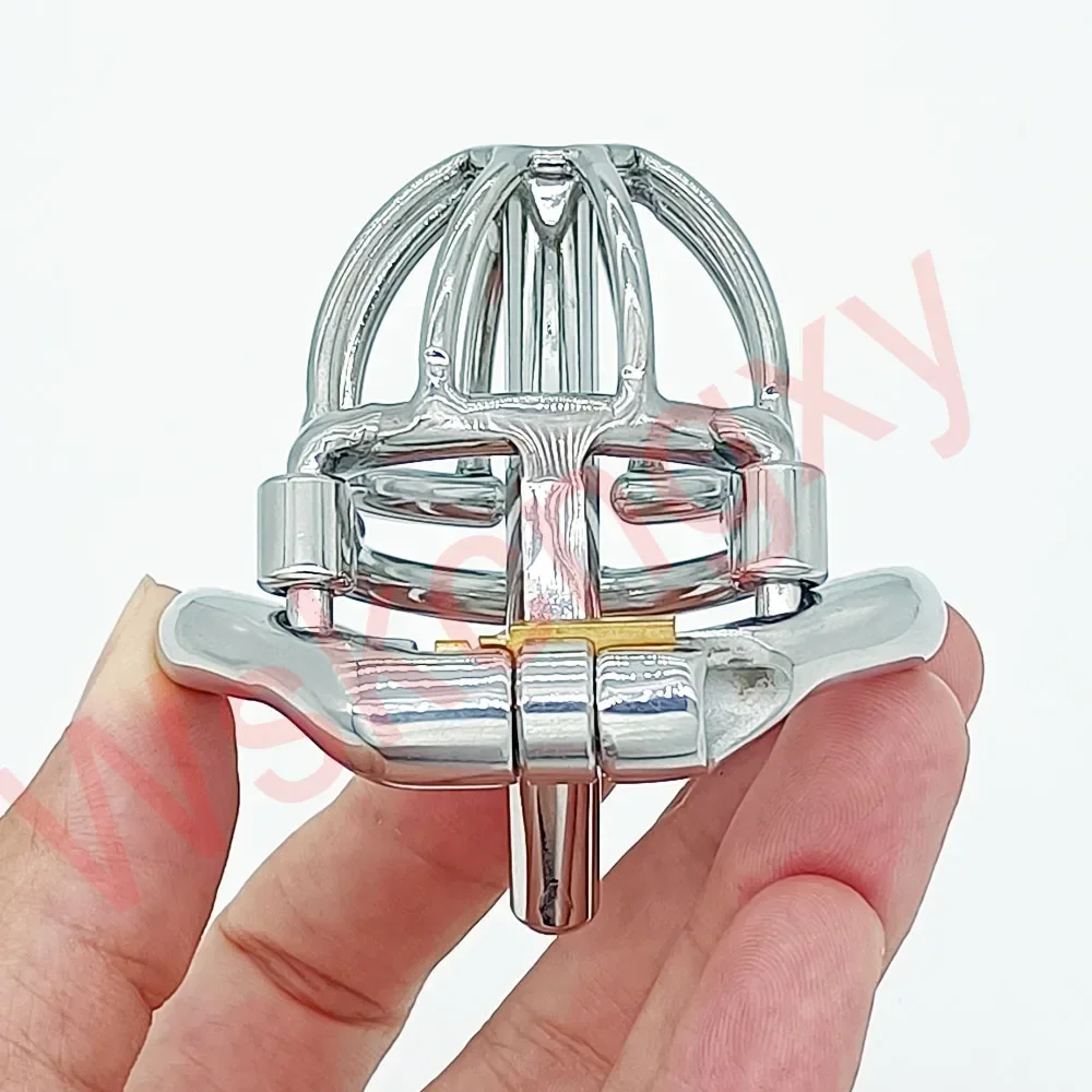 Stainless Steel Male Chastity Devices Penis Lock Cock Cage Removable Urethral Catheter Adult Sex Toys for Men Bondage Belt penis chastity cage chastity lock sex toy