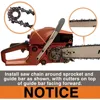 62CC 2-Cycle Gas Powered Chainsaw, 22 Inch 18 Inch Handheld Cordless Petrol Chain Saw for Tree Wood Cutting 5