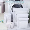 1PC White Durable Large Washing Laundry Bag Mesh Organizer Net Dirty Bra Socks Underwear Shoe Storag Wash Machine Cover Clothes 1