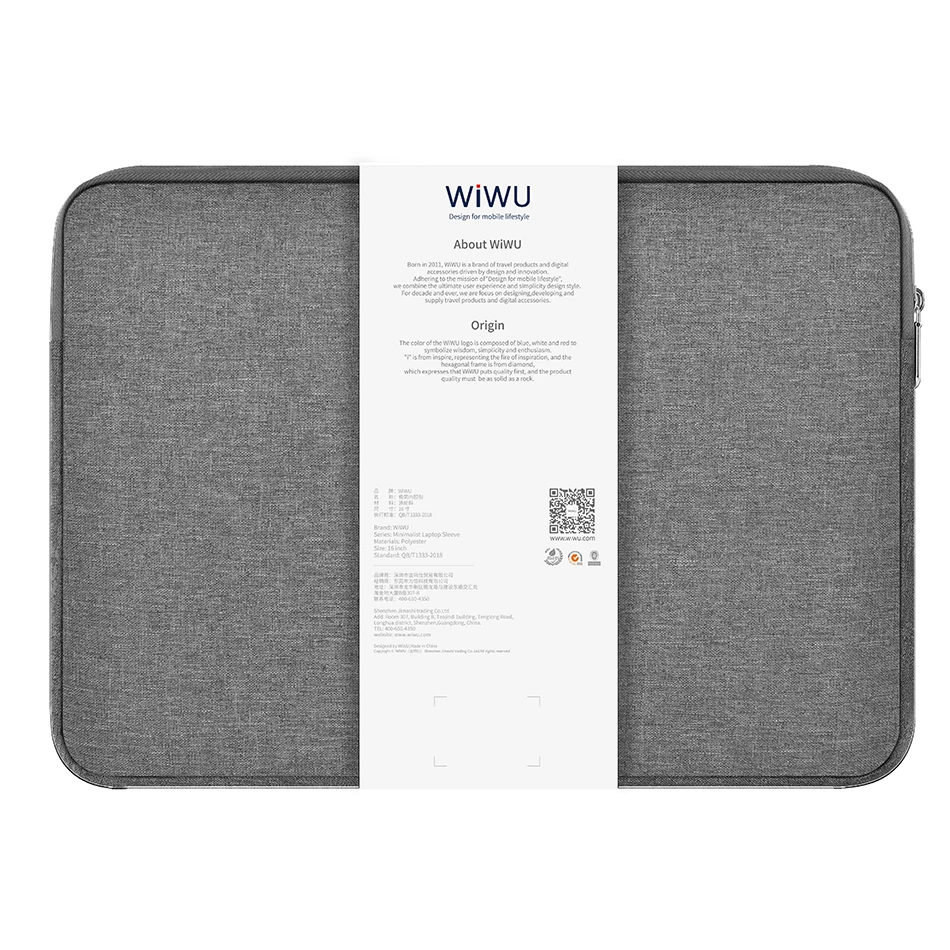 Wiwu-bolsa do Portátil para Macbook Pro Portátil Impermeável 142 162 Polegadas para Macbook Air 153 2023 Peso Leve Novo - Imagem 6