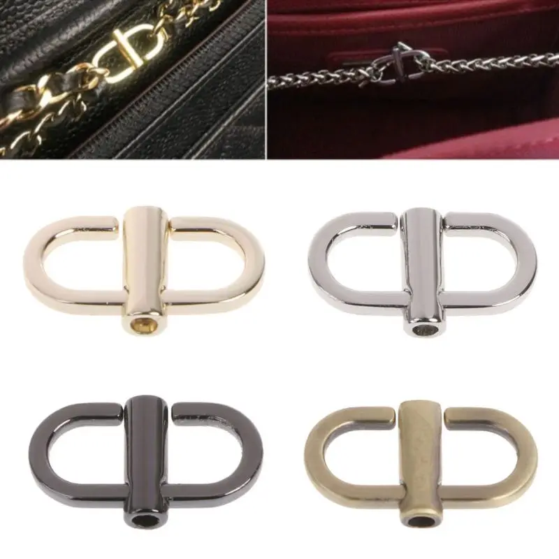 ESden Adjustable Length Metal Buckles Chain Bag Strap Shorten Shoulder Cross Body Bags Accessories 