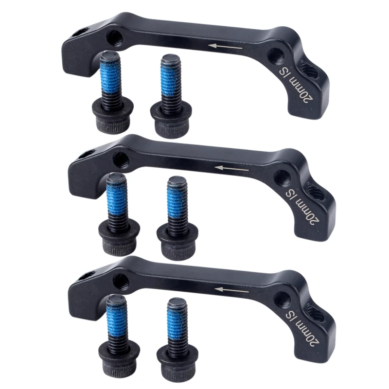 3X Disc Brake Caliper Mount Adapter Is/Post Front 180Mm Rear 160Mm For