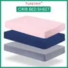 Crib Fitted Sheets Microfiber Bedding Sheet for Baby Fits Crib & Toddler Bed mattresses 1