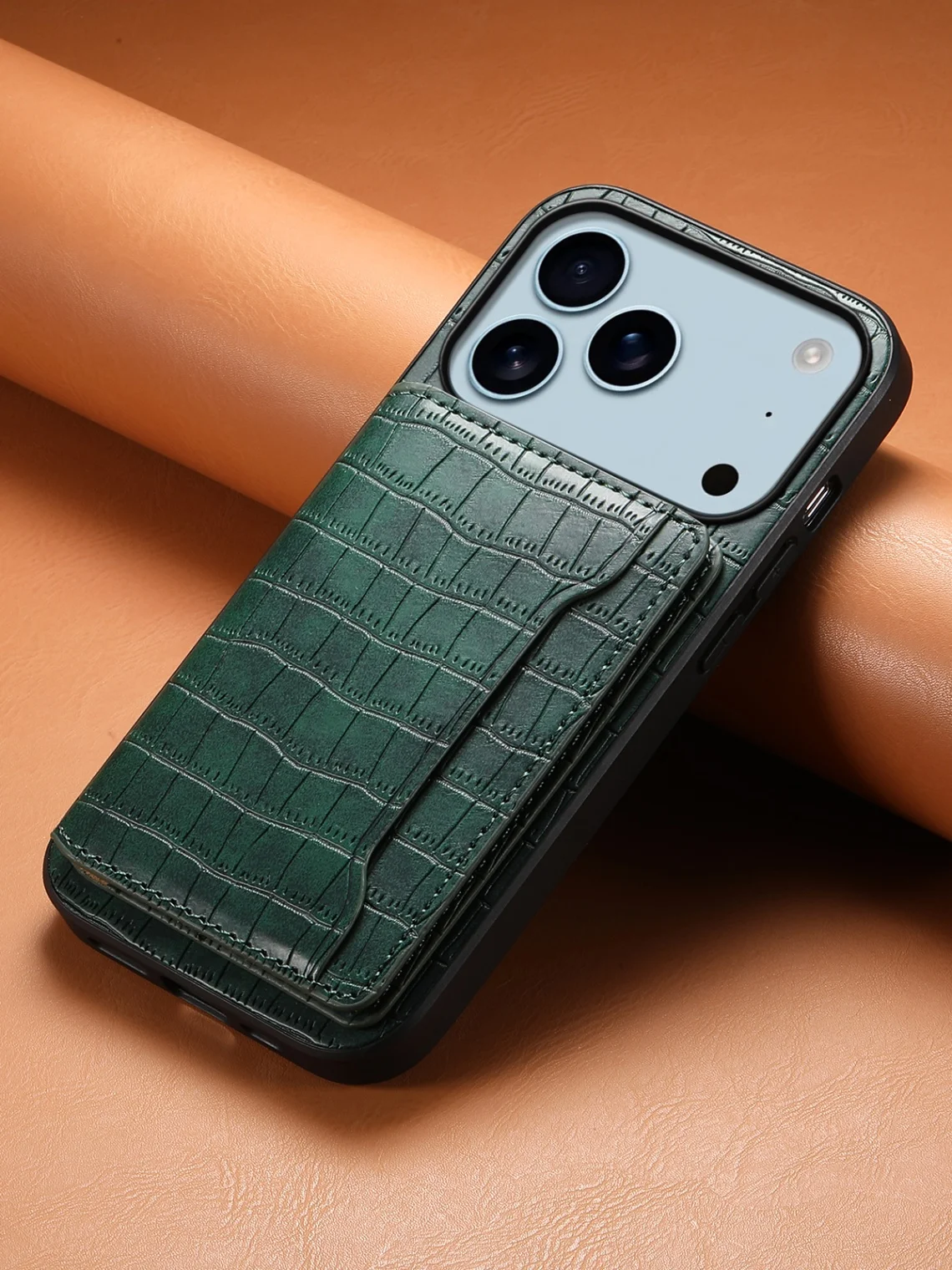 Versatile Leather Case: Wallet, Stand & Protector