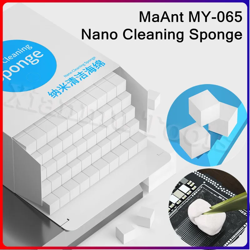 MaAnt MY-065 Nano-Reinigungsschwamm mit hoher Adsorption, Handy-Mainboard-Chip, hinteres Glas, Bildschirm, Kamerarahmen, Staubentfernungswerkzeug