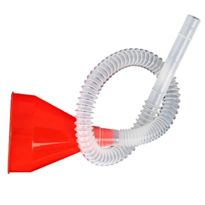 

Quick Fill Funnel No-mess Splash Refueling Funnel (Red) Long Flexible Tube 24 inch Long Tube Funnel F19A