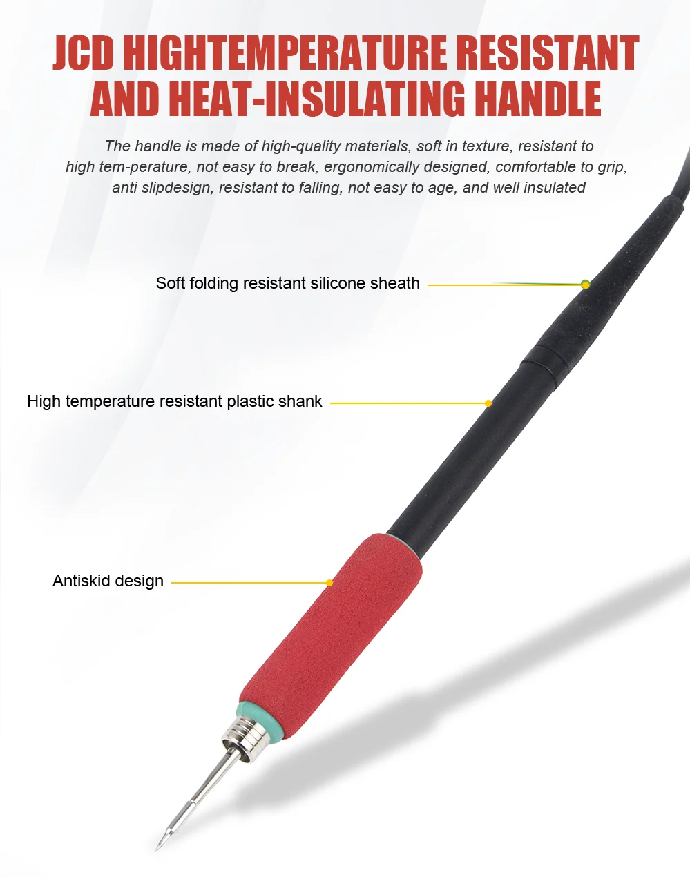 75W Digital Soldering Iron Station Soldering Tips Welding Rework Station OLED Te