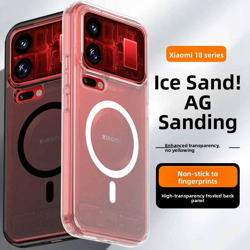 Xiaomi Mi 18 Pro Max Slim Clear Magnetic Protective Case